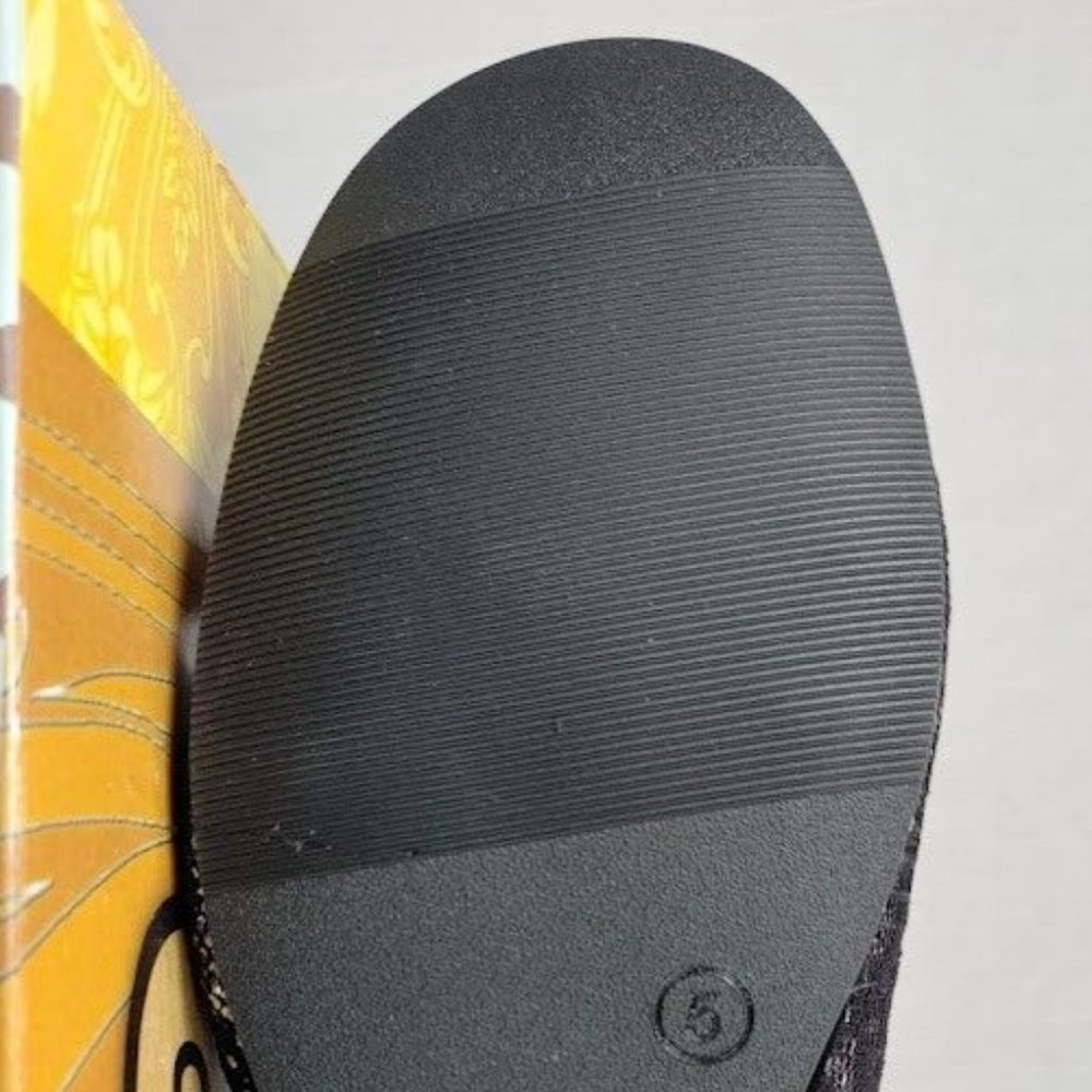 Rachel Shoes® Black & Silver Bella™ Mary Jane - Big Girls Size US 5 - Picture 14 of 16